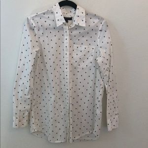 Banana Republic Skull Shirt Size S